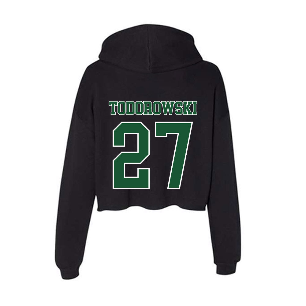 SELU - NCAA Baseball : Triston Todorowski - Women's Crop Fleece Hoodie-1