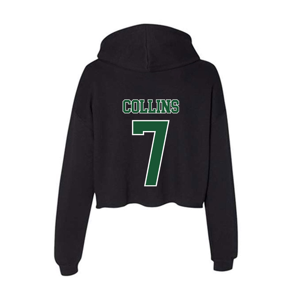 SLU - NCAA Women's Basketball : Aliyah Collins - Women's Crop Fleece Hoodie-1