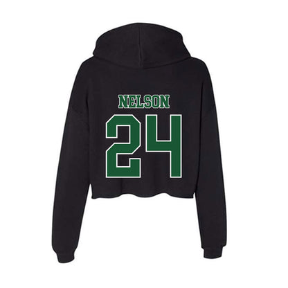 SLU - NCAA Women's Soccer : Aja Nelson - Women's Crop Fleece Hoodie-1