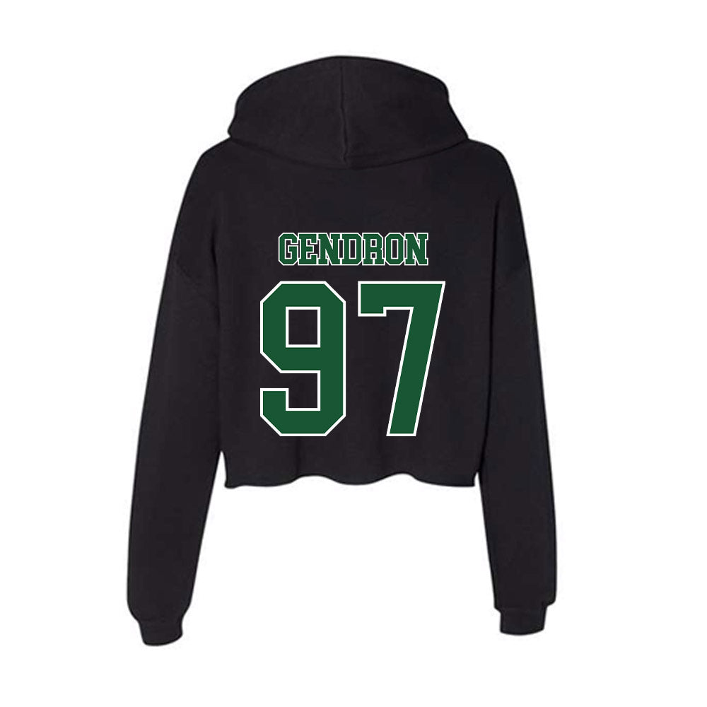 SELU - NCAA Football : Louis Gendron - Women's Crop Fleece Hoodie-1