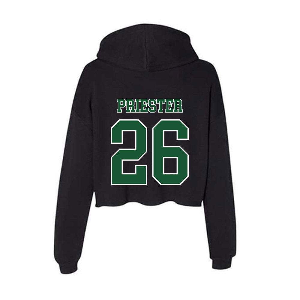 SELU - NCAA Baseball : Blase Priester - Women's Crop Fleece Hoodie-1