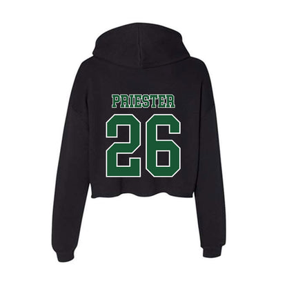 SELU - NCAA Baseball : Blase Priester - Women's Crop Fleece Hoodie-1
