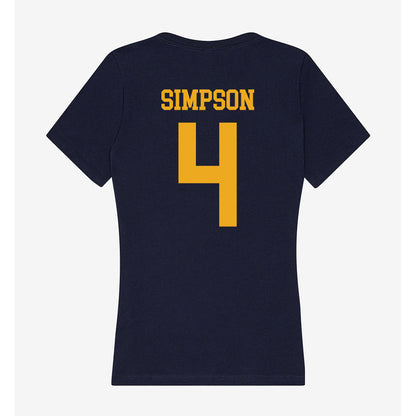 ETAMU - NCAA Football : Micah Simpson - Classic Shersey Women's V-Neck T-Shirt-1