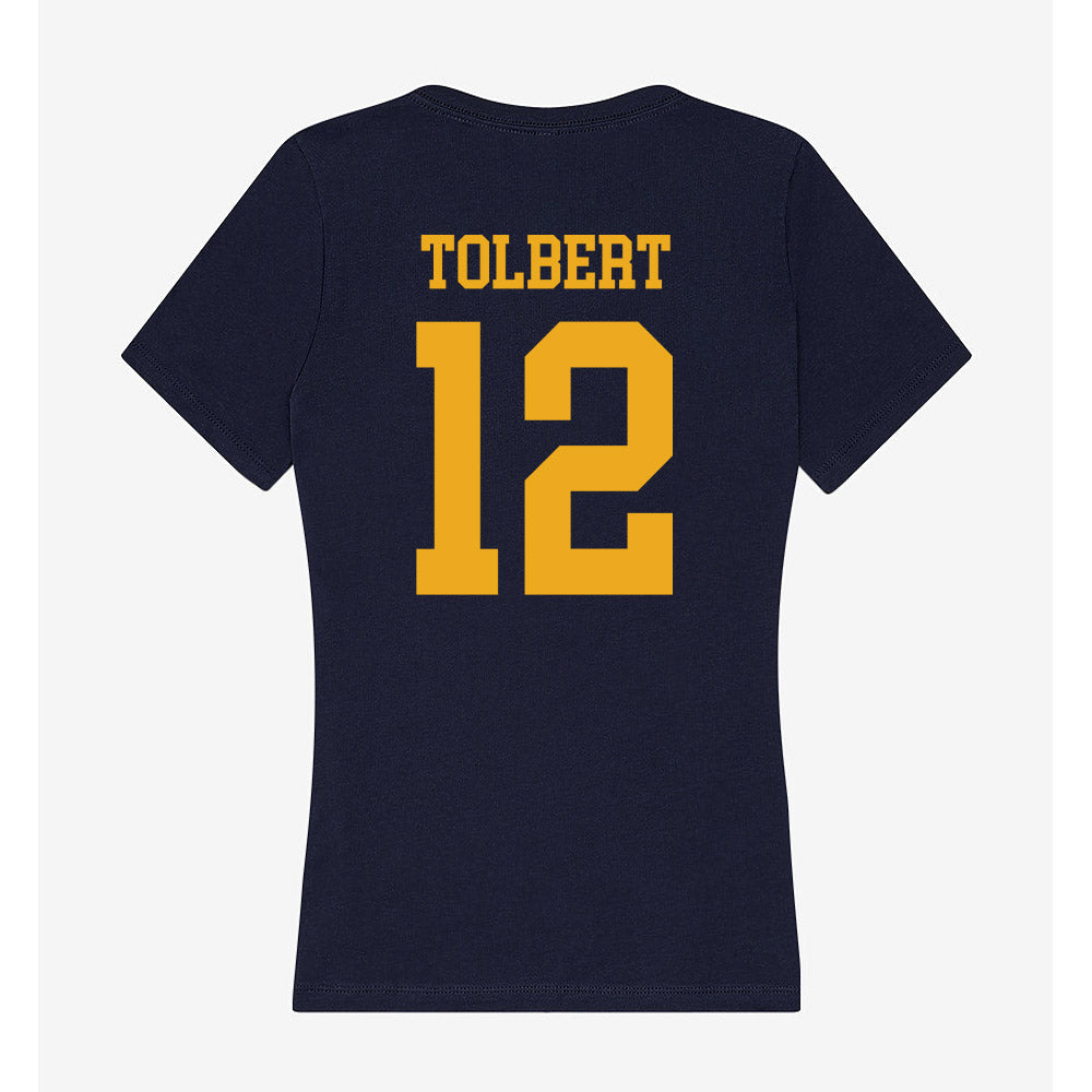 ETAMU - NCAA Men's Basketball : Kollin Tolbert - Classic Shersey Women's V-Neck T-Shirt-1