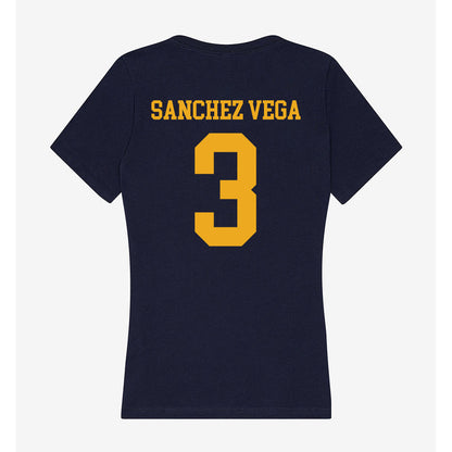 ETAMU - NCAA Men's Basketball : Mykol Sanchez Vega - Classic Shersey Women's V-Neck T-Shirt-1