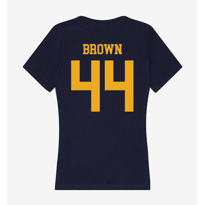 ETAMU - NCAA Football : Erron Brown - Classic Shersey Women's V-Neck T-Shirt-1