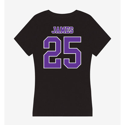 Northwestern State - NCAA Football : Jeremiah James - Women's V-Neck T-Shirt-1