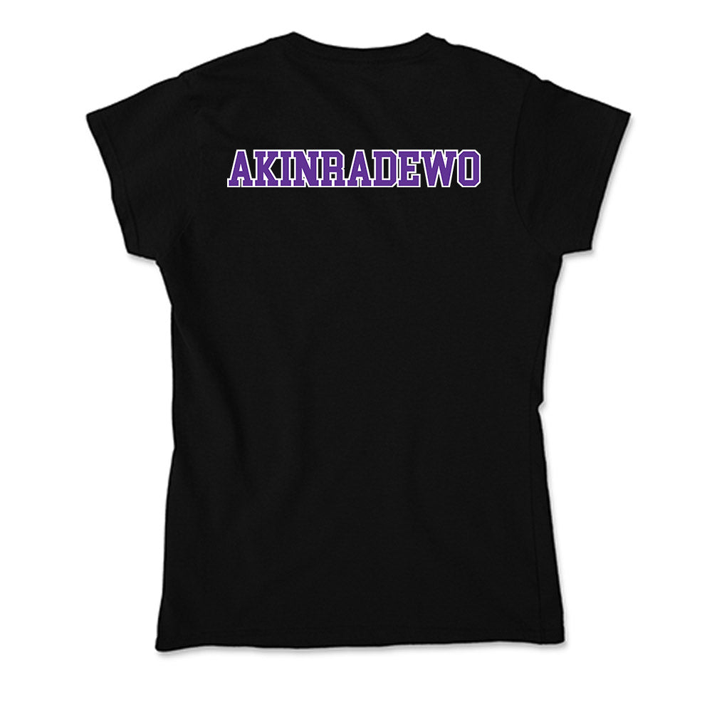 Northwestern State - NCAA Men's Track & Field : Dan Akinradewo - Soft Style Women’s T-Shirt-1