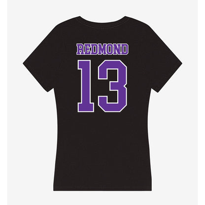 Northwestern State - NCAA Men's Basketball : Justin Redmond - Women's V-Neck T-Shirt-1