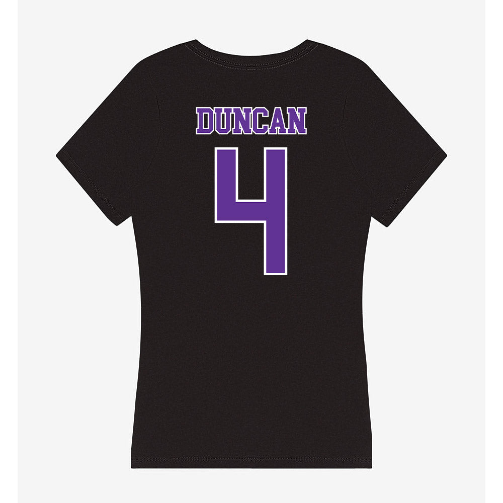 Northwestern State - NCAA Football : Blaine Duncan - Women's V-Neck T-Shirt-1