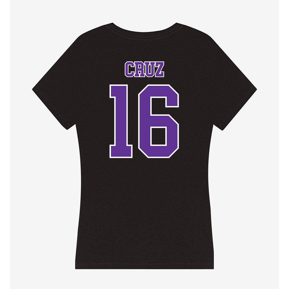Northwestern State - NCAA Women's Soccer : Tiana Cruz - Women's V-Neck T-Shirt-1