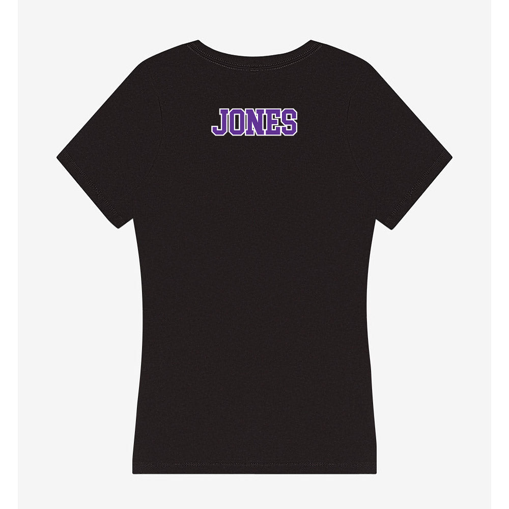 Northwestern State - NCAA Men's Track & Field : Kason Jones - Women's V-Neck T-Shirt-1