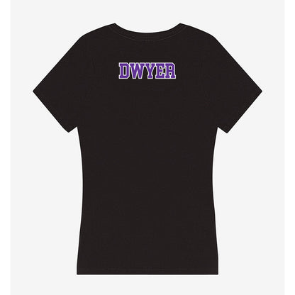 Northwestern State - NCAA Women's Track & Field : Rushana Dwyer - Women's V-Neck T-Shirt-1