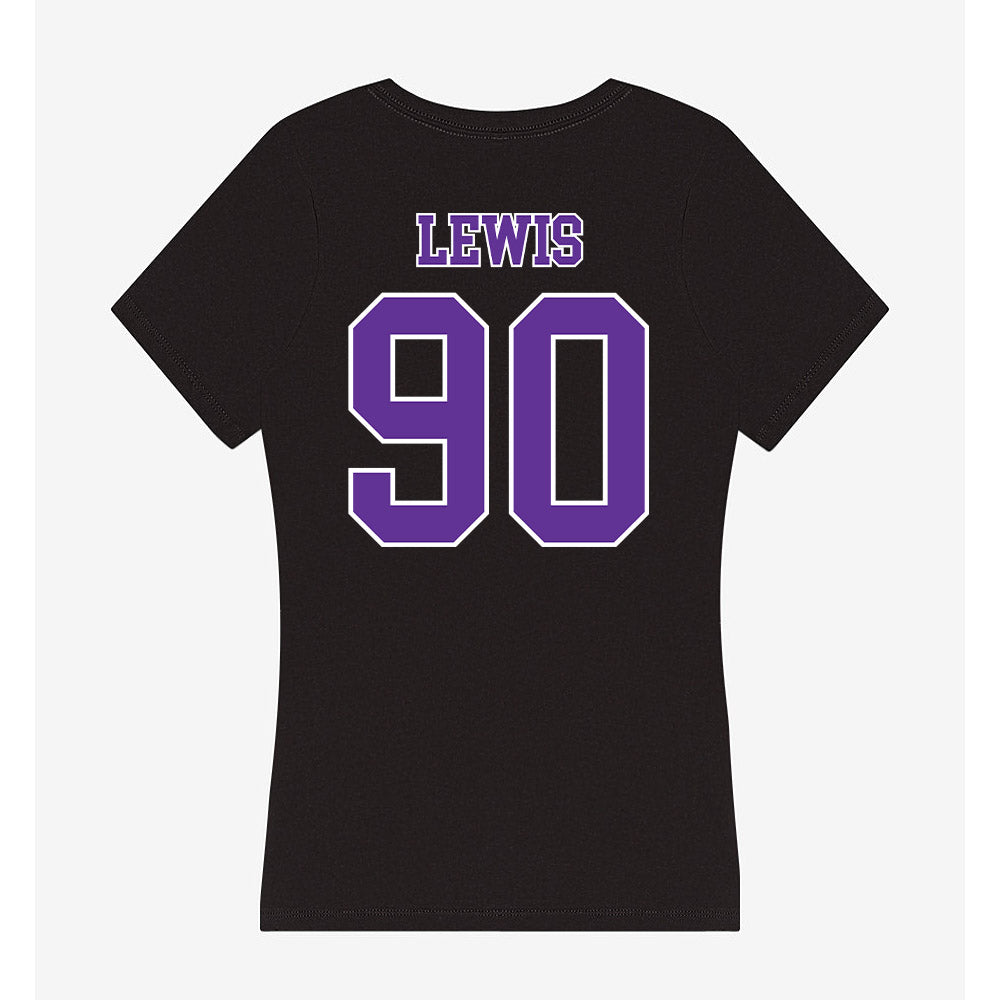 Northwestern State - NCAA Football : Tyler Lewis - Women's V-Neck T-Shirt-1