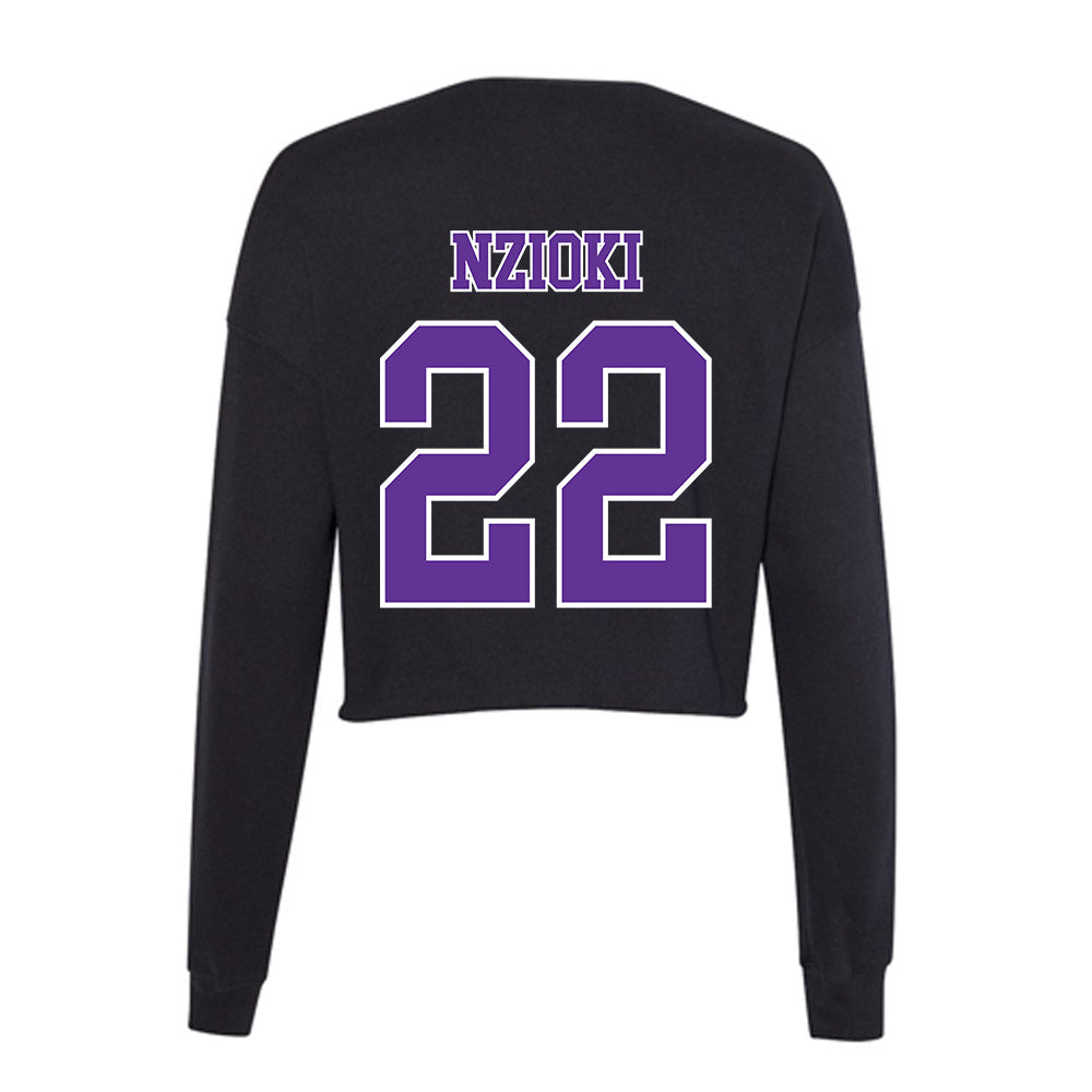 Northwestern State - NCAA Women's Volleyball : Olivia Nzioki - Women's Cropped Crew Fleece-1