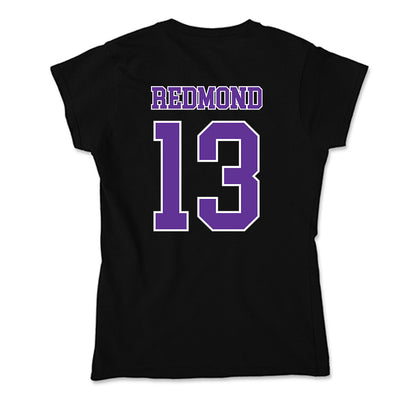 Northwestern State - NCAA Men's Basketball : Justin Redmond - Soft Style Women’s T-Shirt-1
