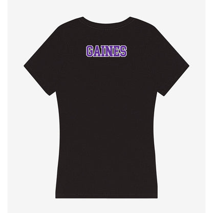 Northwestern State - NCAA Men's Track & Field : Keontae Gaines - Women's V-Neck T-Shirt-1