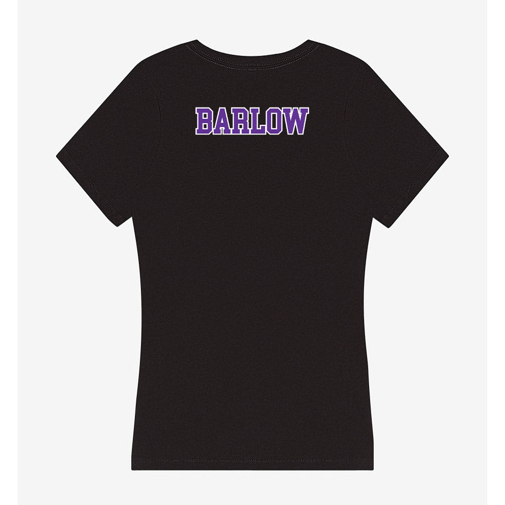 Northwestern State - NCAA Men's Track & Field : Joaquin Barlow - Women's V-Neck T-Shirt-1