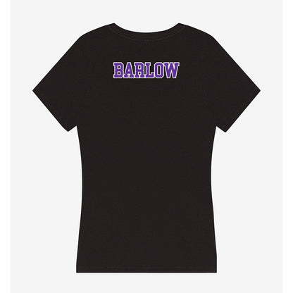 Northwestern State - NCAA Men's Track & Field : Joaquin Barlow - Women's V-Neck T-Shirt-1