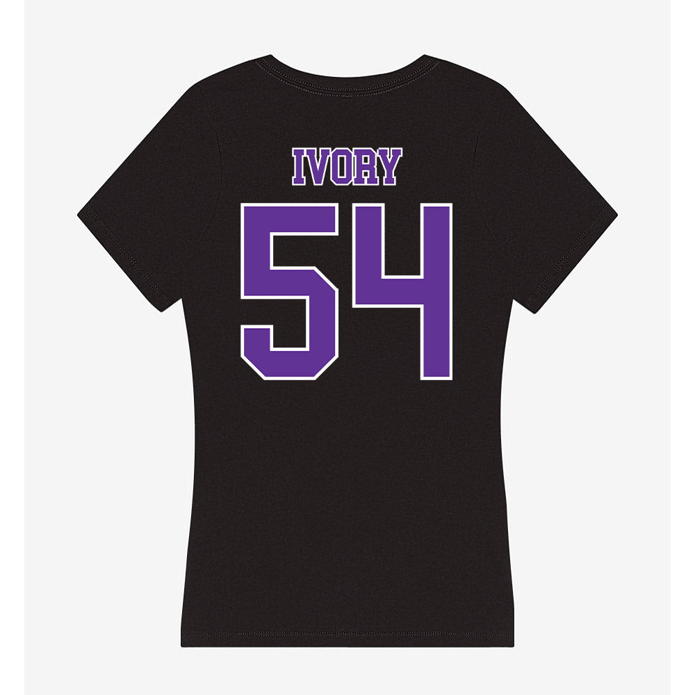 Northwestern State - NCAA Football : Kemarion Ivory - Women's V-Neck T-Shirt-1