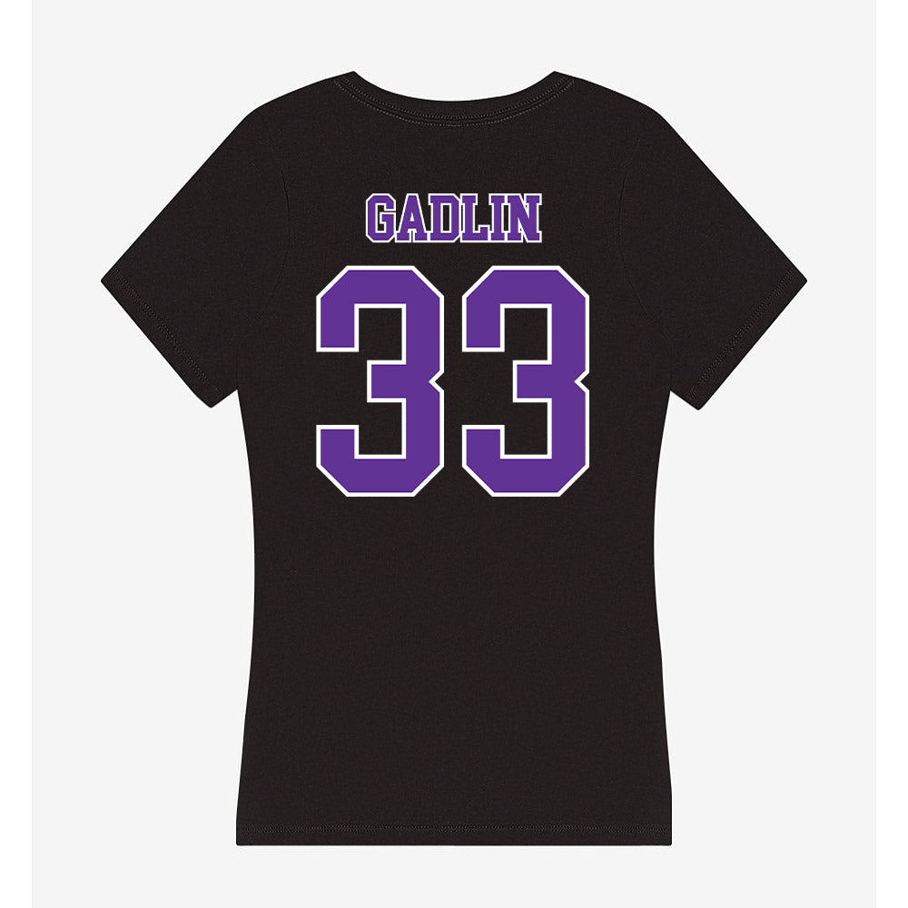 Northwestern State - NCAA Football : Marcus Gadlin - Women's V-Neck T-Shirt-1
