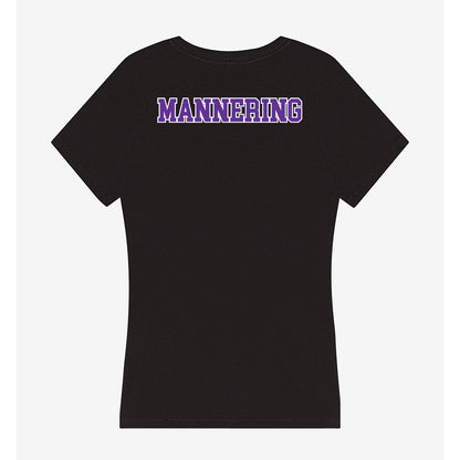 Northwestern State - NCAA Women's Track & Field : Margaret Mannering - Women's V-Neck T-Shirt-1