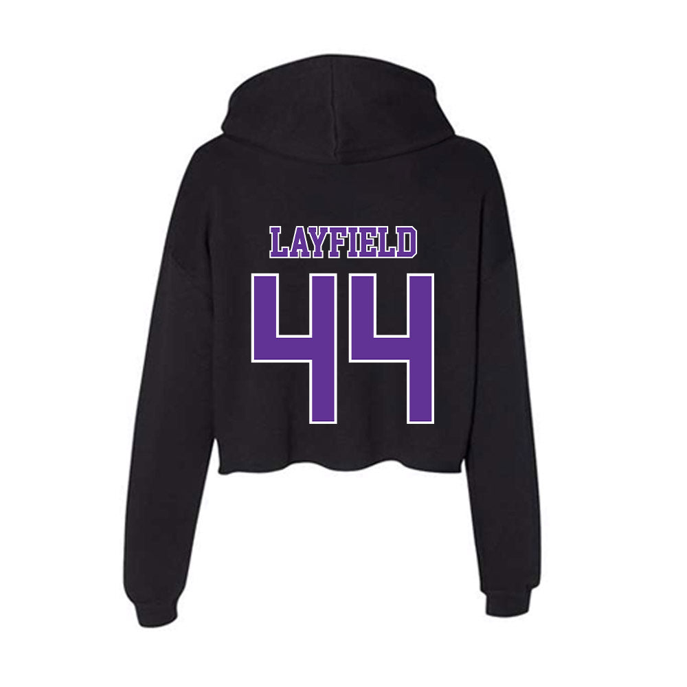Northwestern State - NCAA Softball : Madge Layfield - Women's Crop Fleece Hoodie-1