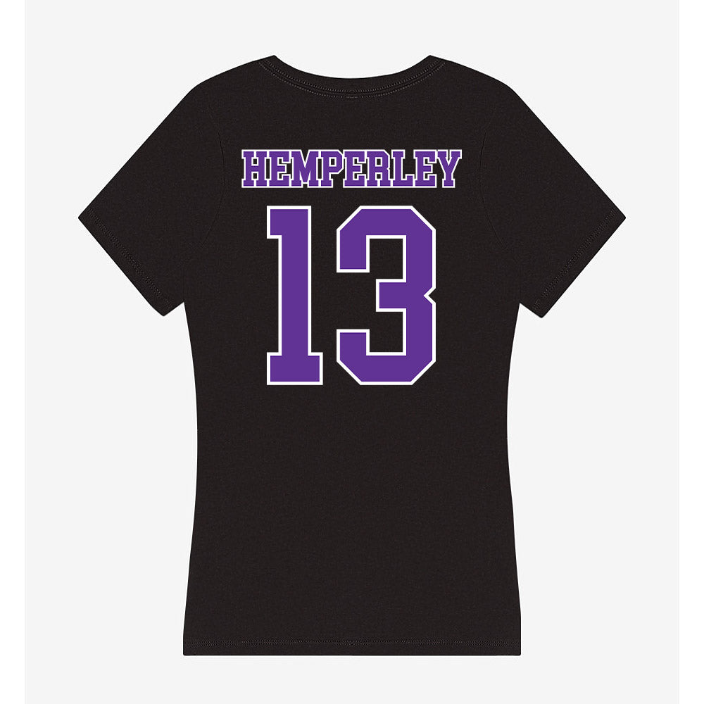 Northwestern State - NCAA Women's Soccer : Kendall Hemperley - Women's V-Neck T-Shirt-1