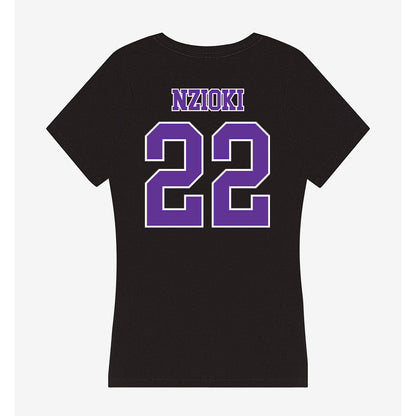 Northwestern State - NCAA Women's Volleyball : Olivia Nzioki - Women's V-Neck T-Shirt-1