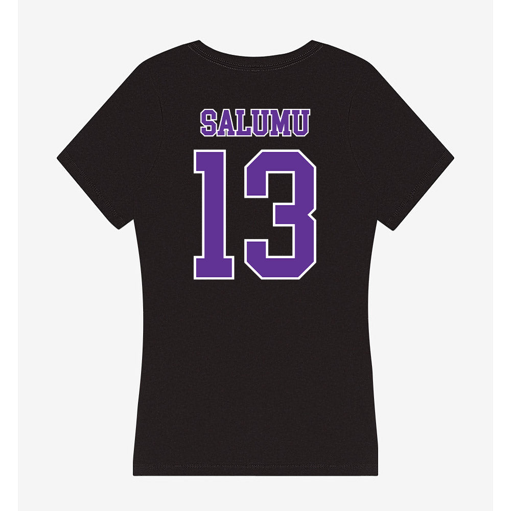 Northwestern State - NCAA Women's Basketball : Stephie-safi Salumu - Women's V-Neck T-Shirt-1