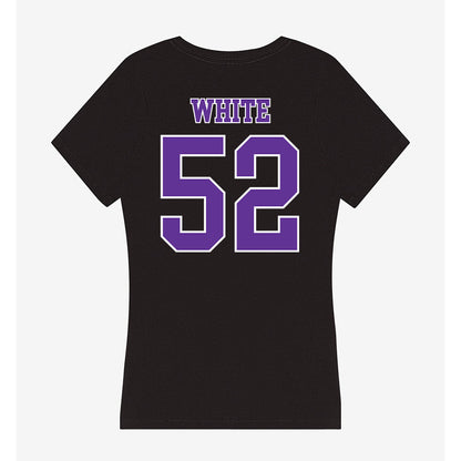 Northwestern State - NCAA Baseball : Carter White - Women's V-Neck T-Shirt-1