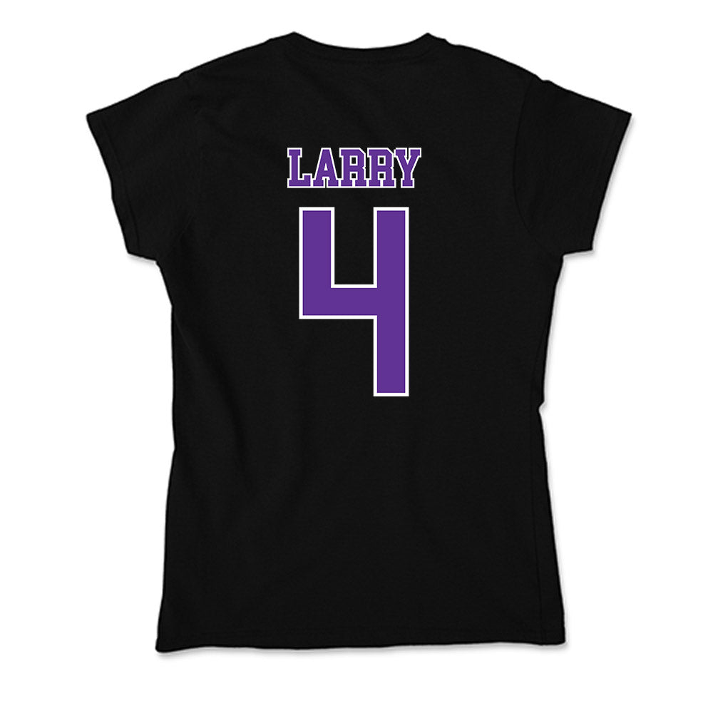 Northwestern State - NCAA Men's Basketball : CJ Larry - Soft Style Women’s T-Shirt-1