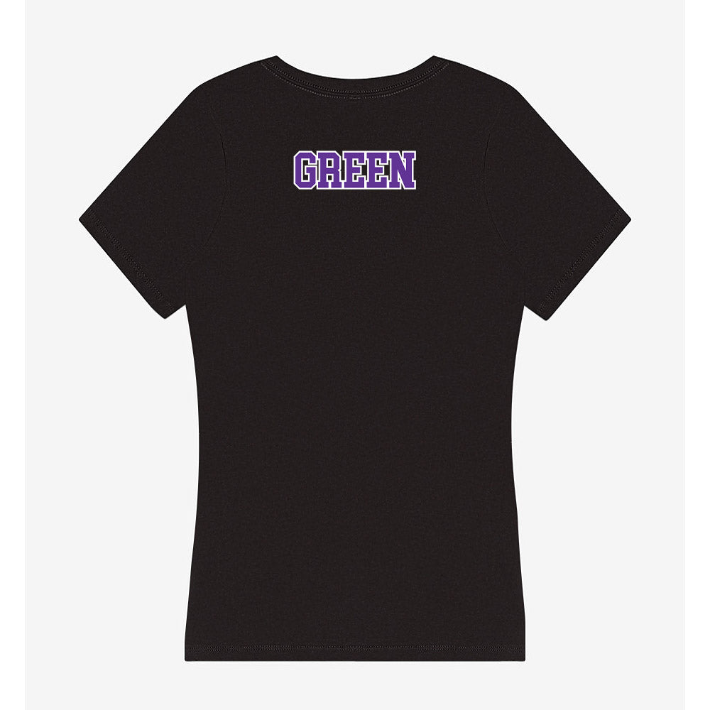 Northwestern State - NCAA Women's Track & Field : Briana Green - Women's V-Neck T-Shirt-1