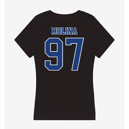 McNeese State - NCAA Football : Jacob Molina - Women's V-Neck T-Shirt-1
