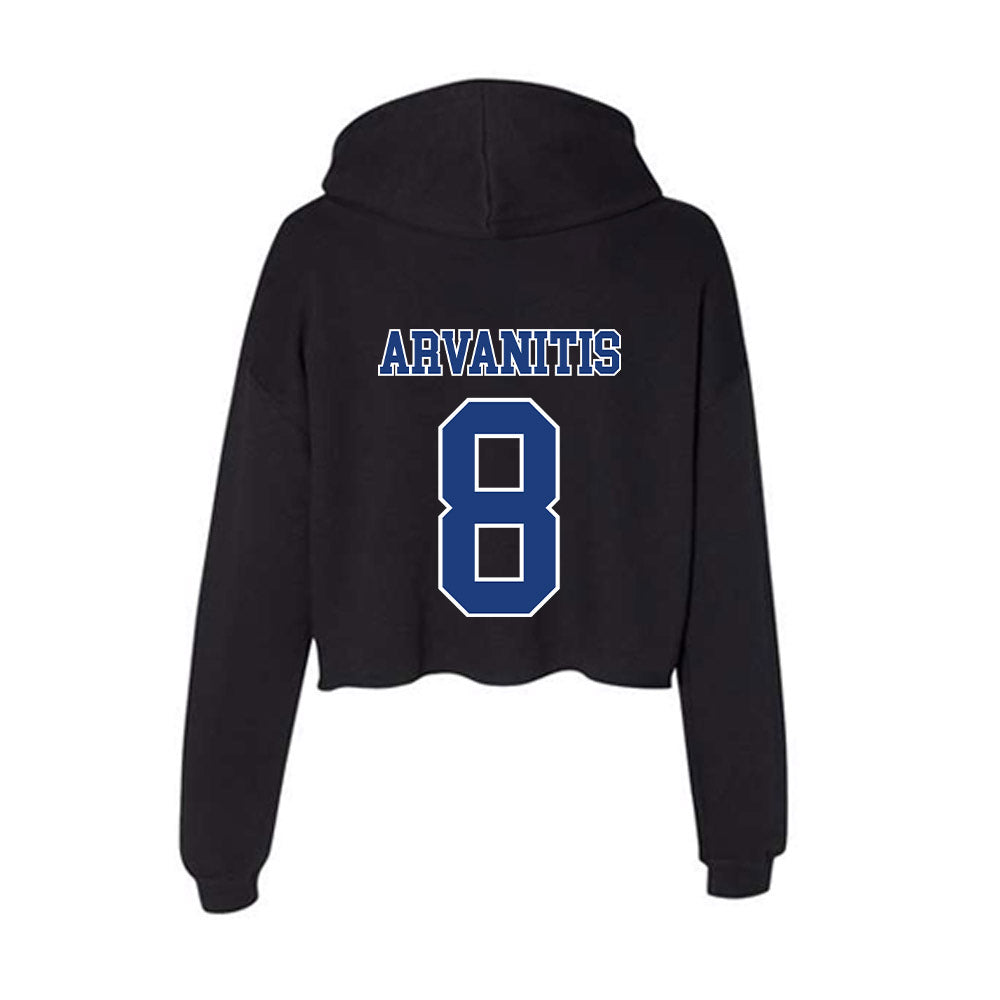 McNeese State - NCAA Women's Soccer : Alexandra Arvanitis - Women's Crop Fleece Hoodie-1
