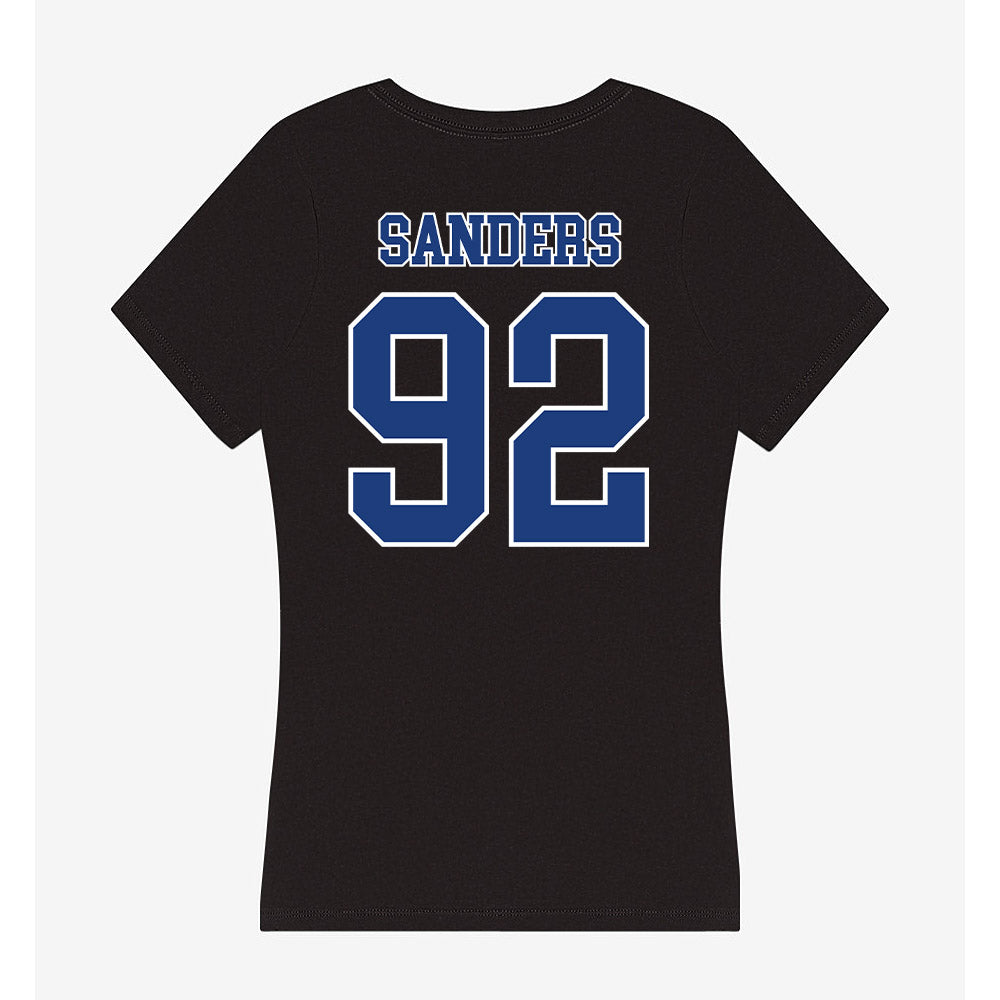 McNeese State - NCAA Football : Carlos Sanders - Women's V-Neck T-Shirt-1