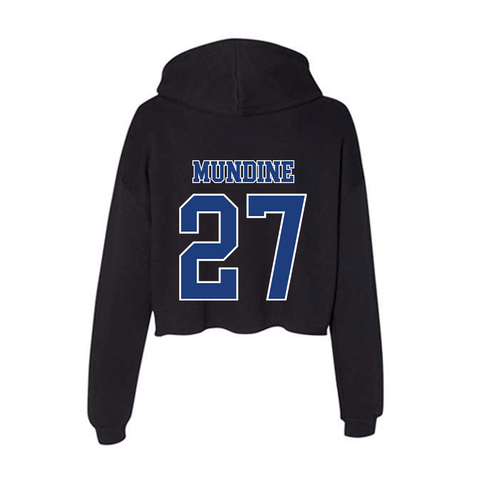 McNeese State - NCAA Softball : samantha mundine - Women's Crop Fleece Hoodie-1