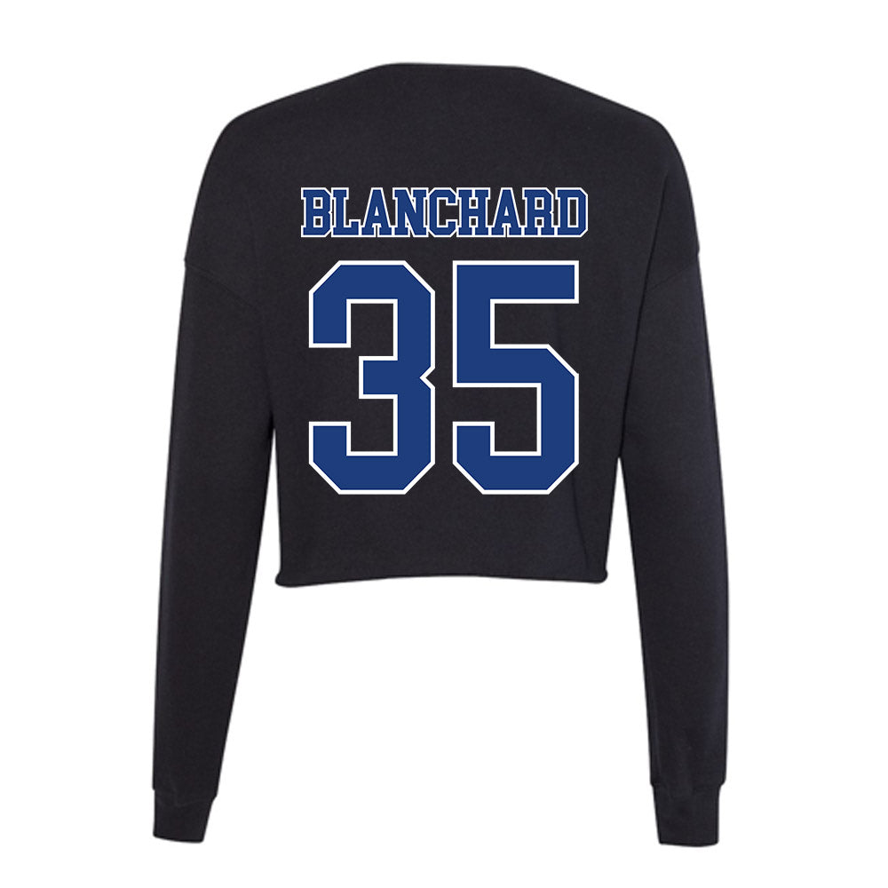 McNeese State - NCAA Baseball : Garett Blanchard - Women's Cropped Crew Fleece-1