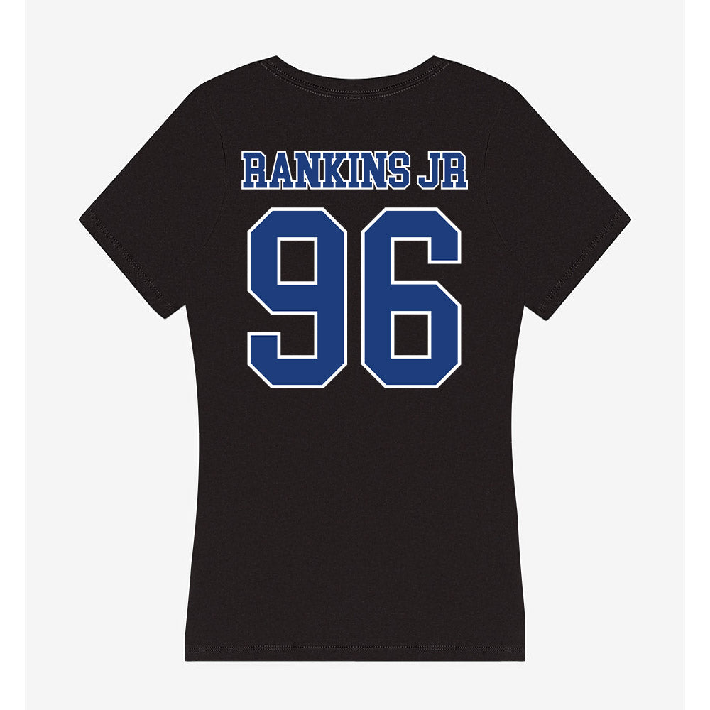 McNeese State - NCAA Football : Devwin Rankins Jr - Women's V-Neck T-Shirt-1