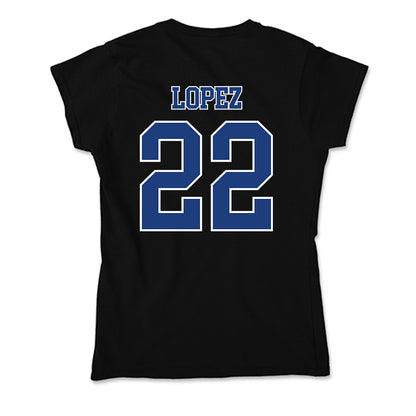McNeese State - NCAA Baseball : Viggo Lopez - Soft Style Women’s T-Shirt-1