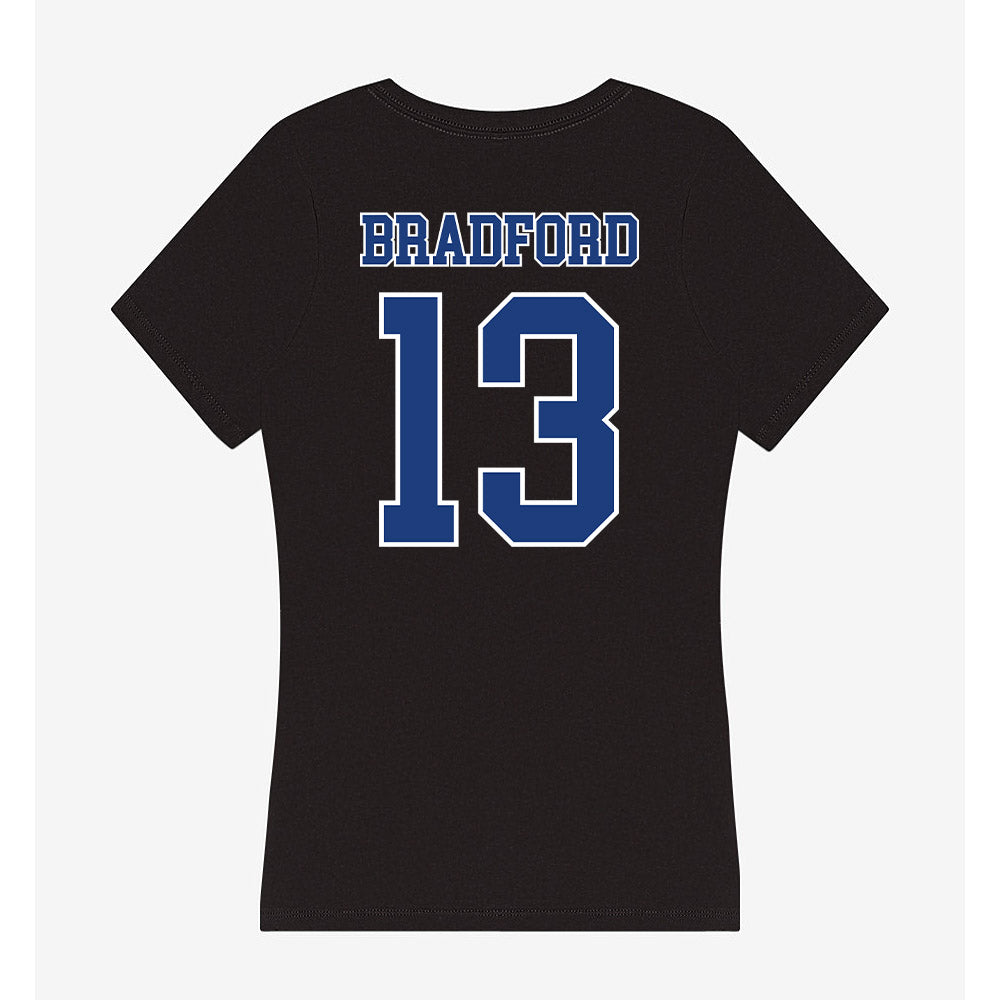 McNeese State - NCAA Football : Trevon Bradford - Women's V-Neck T-Shirt-1