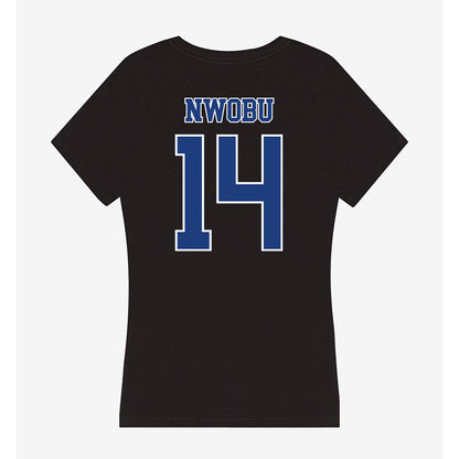 McNeese State - NCAA Football : Ikenna Nwobu - Women's V-Neck T-Shirt-1