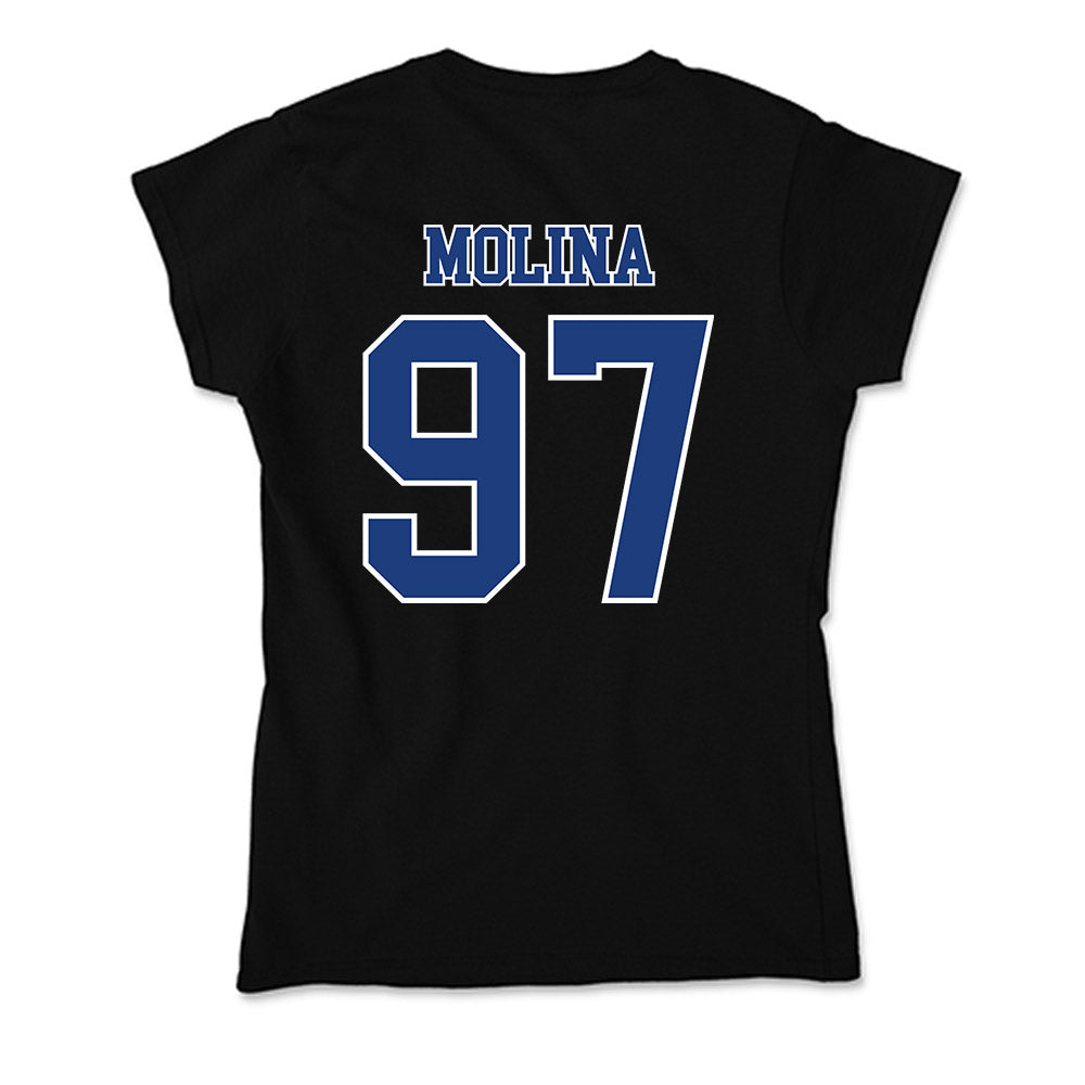 McNeese State - NCAA Football : Jacob Molina - Soft Style Women’s T-Shirt-1