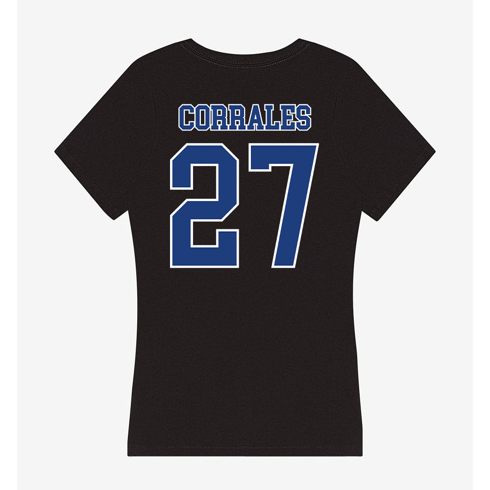 McNeese State - NCAA Baseball : Diego Corrales - Women's V-Neck T-Shirt-1