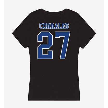 McNeese State - NCAA Baseball : Diego Corrales - Women's V-Neck T-Shirt-1