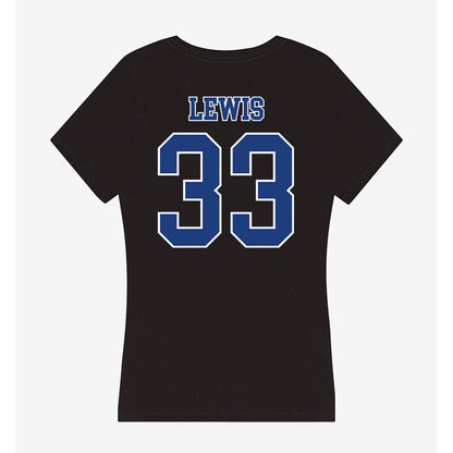 McNeese State - NCAA Football : Sandy Lewis - Women's V-Neck T-Shirt-1