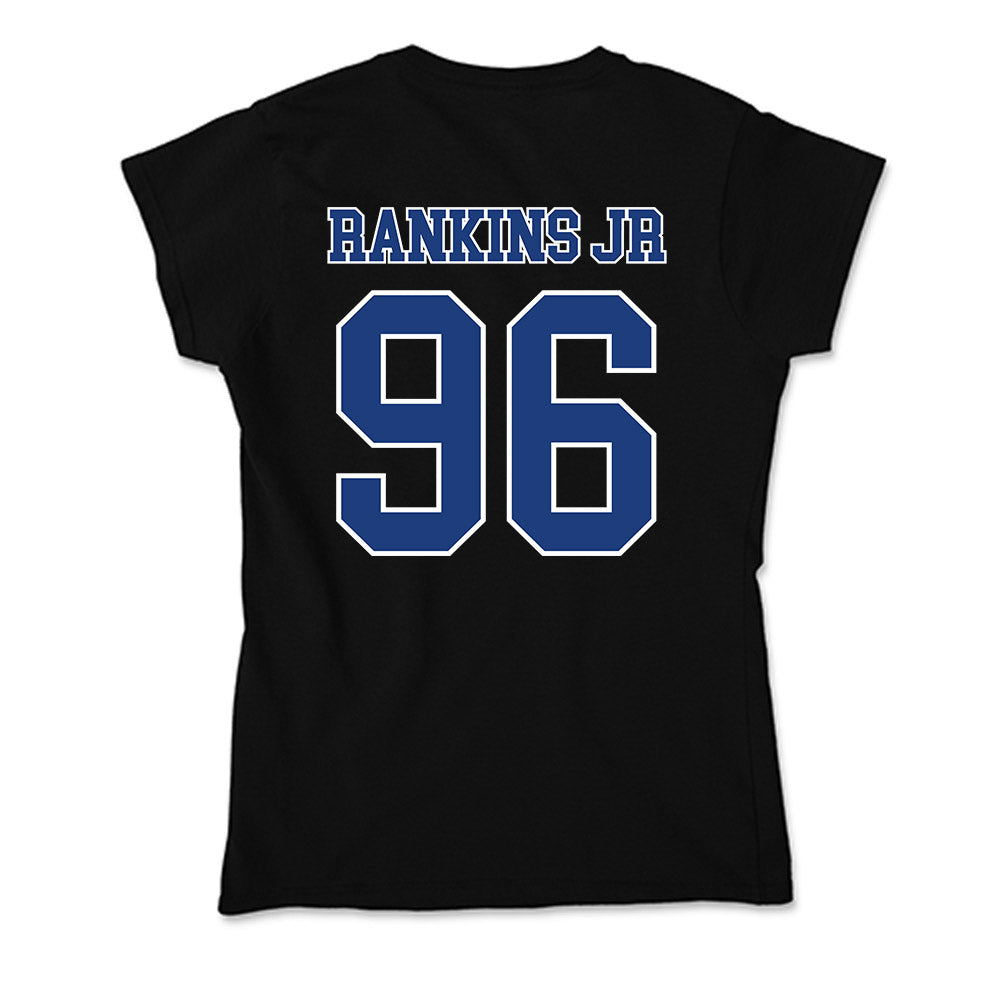 McNeese State - NCAA Football : Devwin Rankins Jr - Soft Style Women’s T-Shirt-1