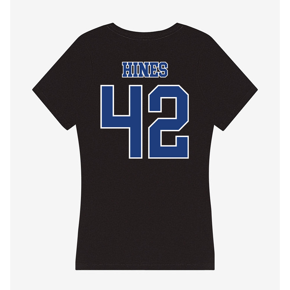 McNeese State - NCAA Football : Kesean Hines - Women's V-Neck T-Shirt-1