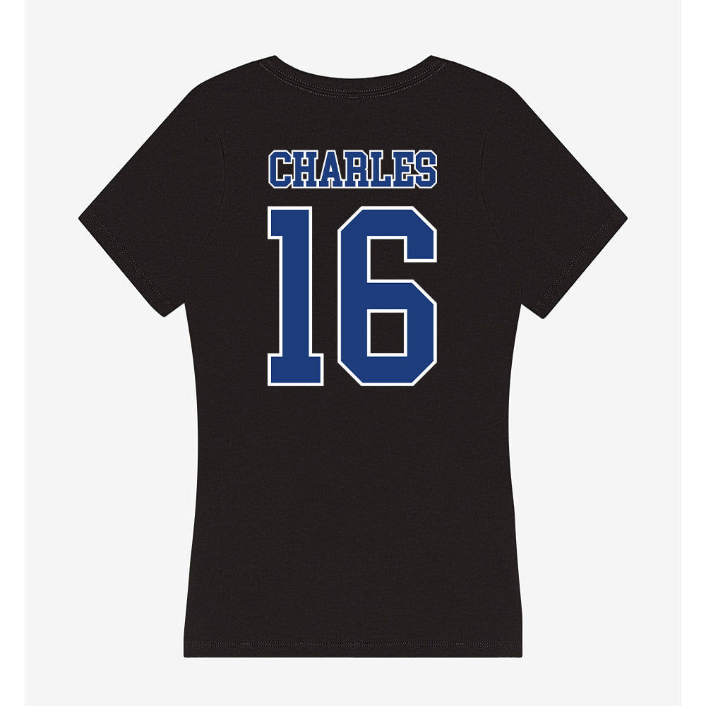 McNeese State - NCAA Football : Cohen Charles - Women's V-Neck T-Shirt-1