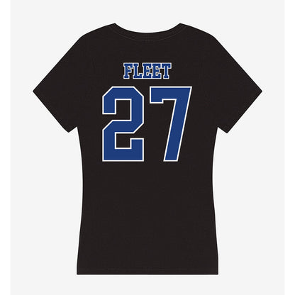 McNeese State - NCAA Football : Kenyatta Fleet - Women's V-Neck T-Shirt-1